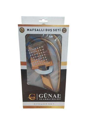 MAFSALLI DUŞ SETİ GOLD LÜKS GÜNAL